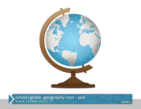 School globe geography icon psd www.rezagraphic.ir
